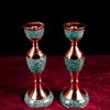 turquoise inlying candlestick