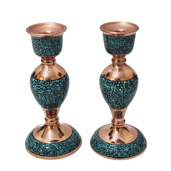turquoise candle stick