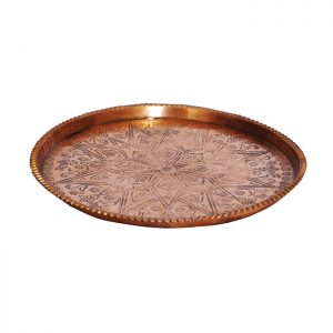 copper patterned tray