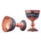painted copper nut dish