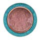 turquoise inlaying round tray