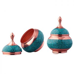 turquoise inlaying sugar pot