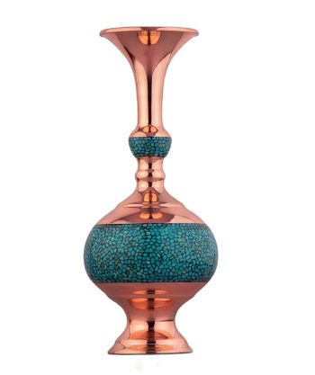 turquoise inlaying vase- gilasi model