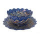minakari plate and bowl
